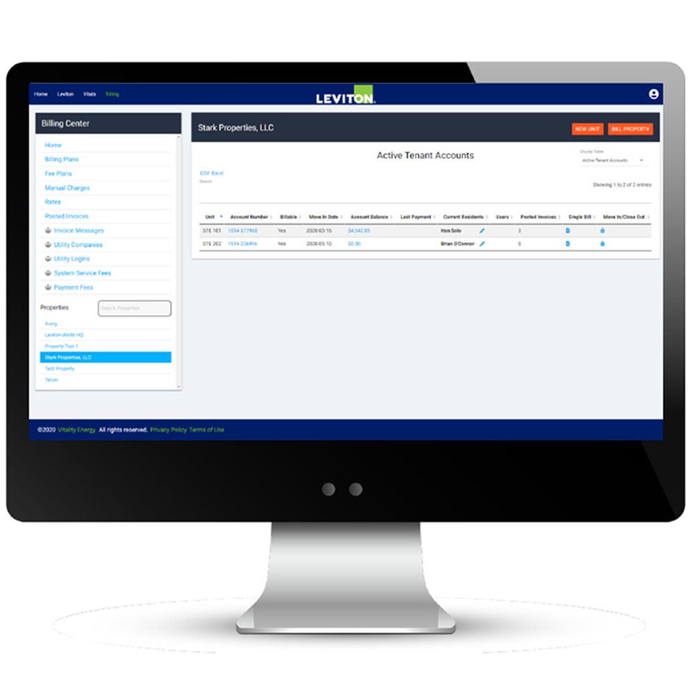 Tenant billing software