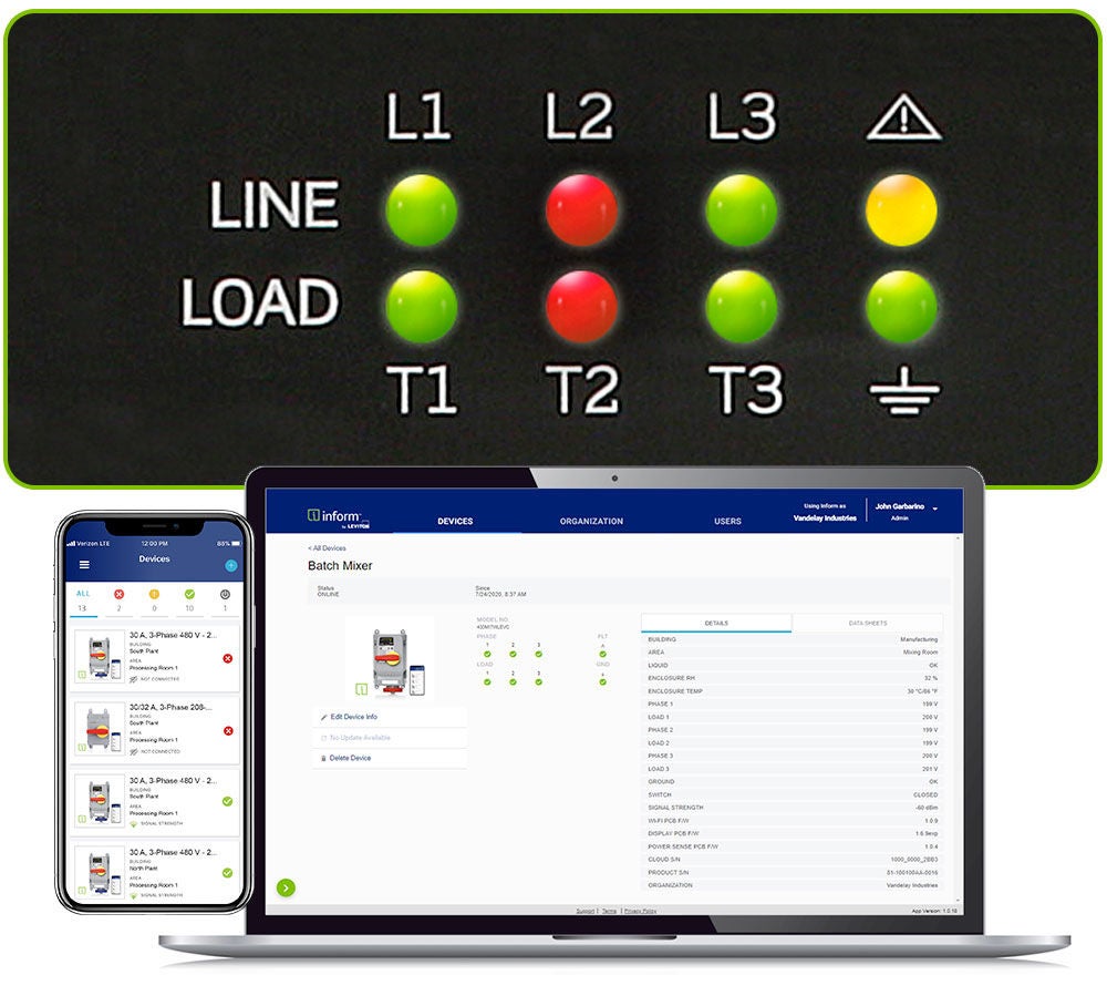 Inform LEDs and App