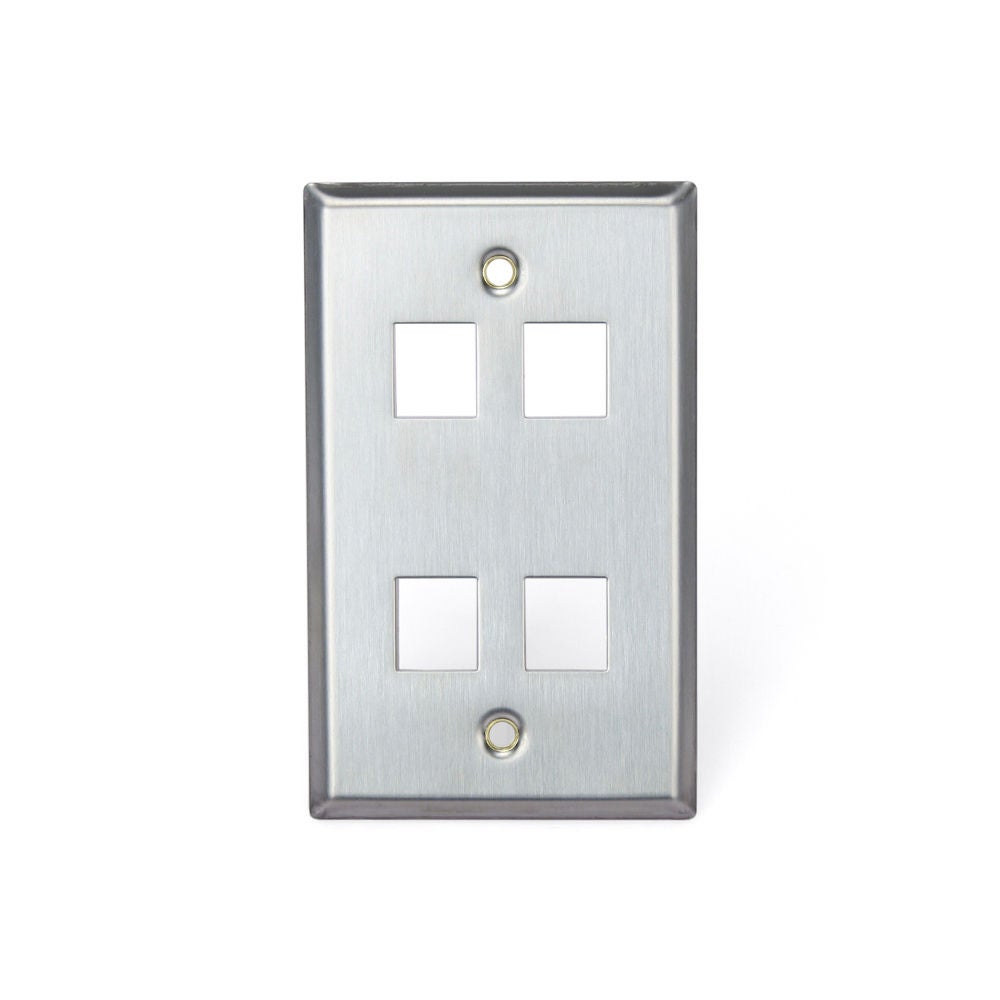 QUICKPORT Stainless Steel Wallplates