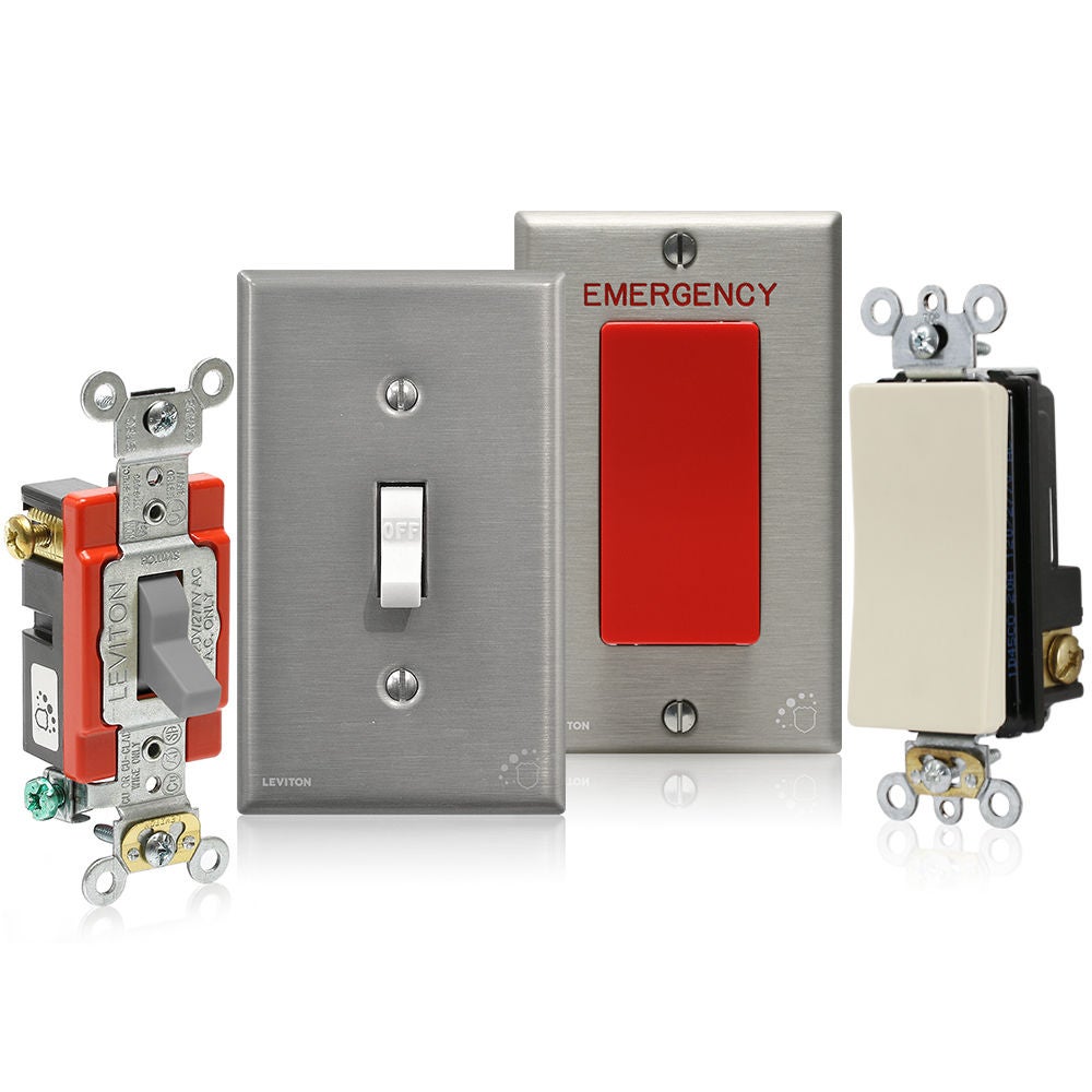 Antimicrobial Treated Switches and Wallplates for Commercial Applications