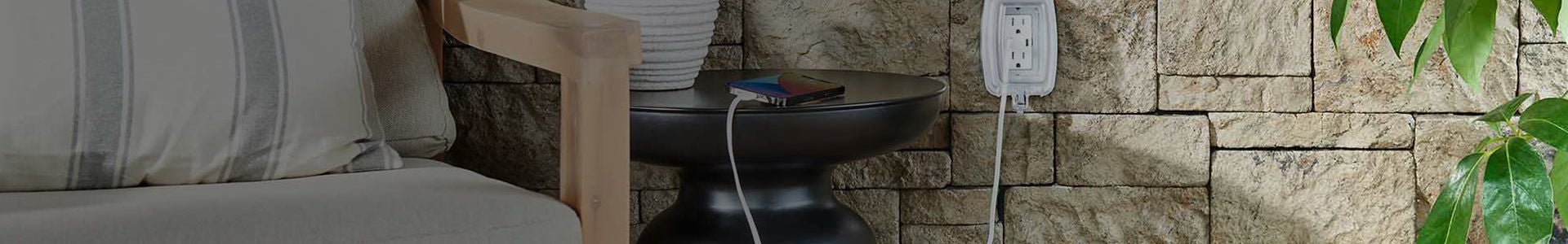 Smartphone charging in USB wall outlet