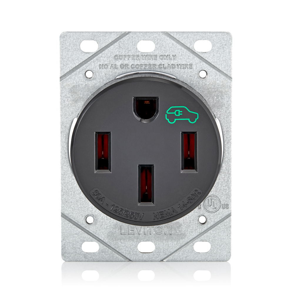 NEMA 14-50R EV Charging Heavy Duty Single Receptacles